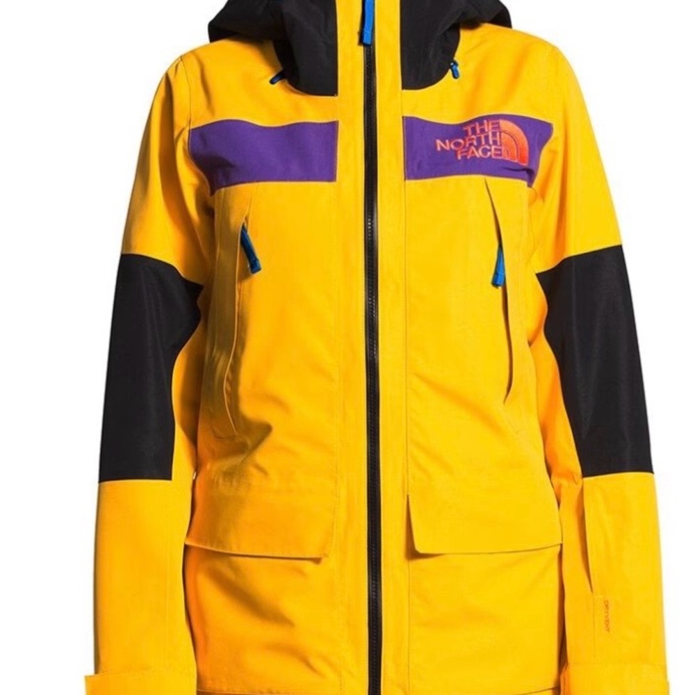 The North Face Women's Vibrant Yellow and Black Ski Jacket